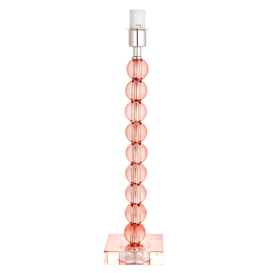 Alcoy Charcoal Shade Table Lamp With Blush Tinted Crystal Base_6