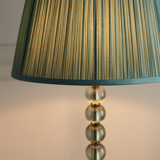 Alcoy Fir Shade Table Lamp With Grey Green Crystal Base_2