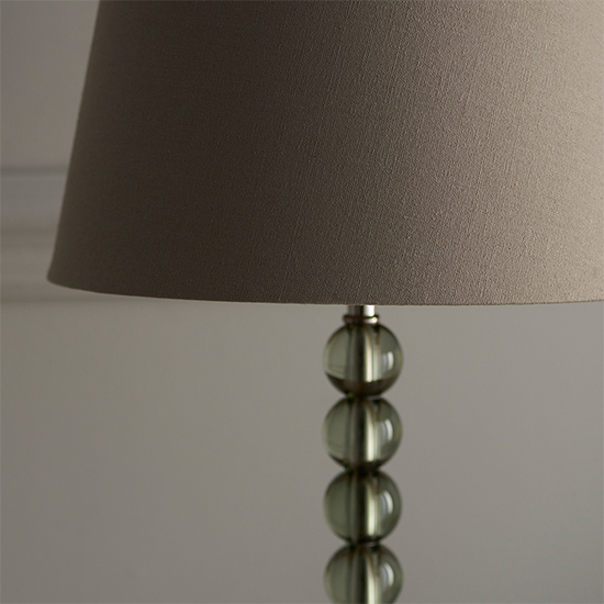 Alcoy Grey Shade Table Lamp With Grey Green Crystal Base_3