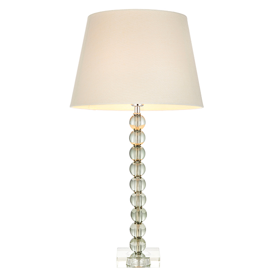 Alcoy Ivory Shade Table Lamp With Grey Green Crystal Base_5