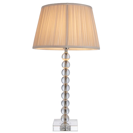 Alcoy Oyster Shade Table Lamp With Clear Crystal Glass Base_4