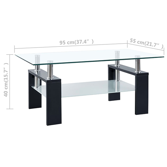 Aleron Clear Glass Coffee Table With Black Wooden Legs_6