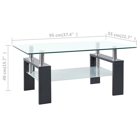 Aleron Clear Glass Coffee Table With Grey Wooden Legs_6