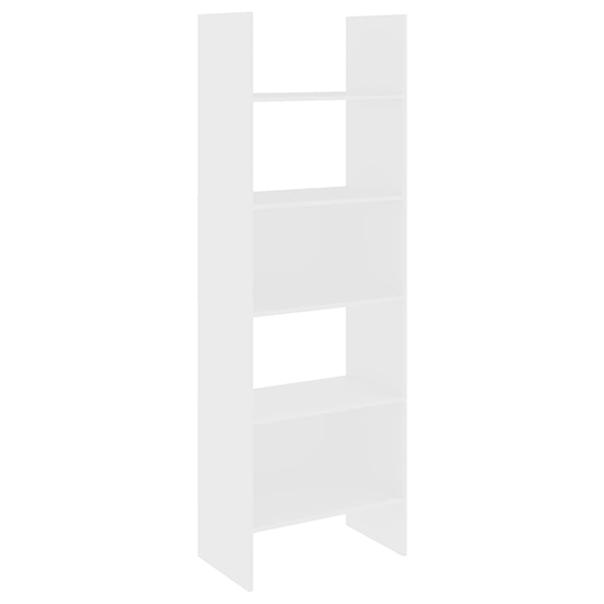 Alev Wooden Bookcase With 5 Shelves In White_2