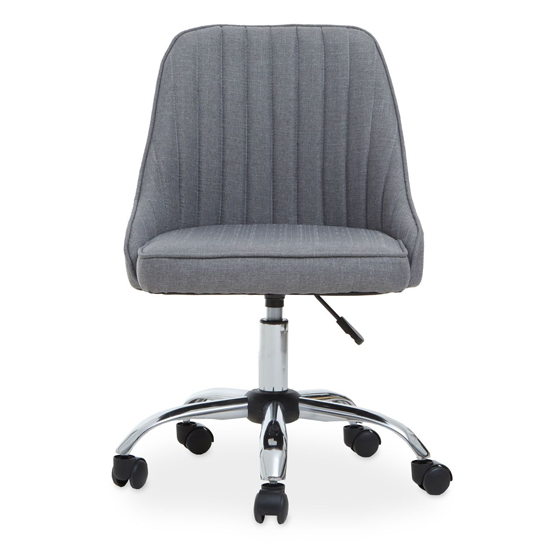Alexei Fabric Home And Office Chair With Chrome Base In Grey_2