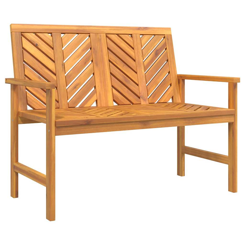 Alfresco Outdoor Acacia Wood 150cm Dining Table with 2 Chairs 2 Bench in Brown