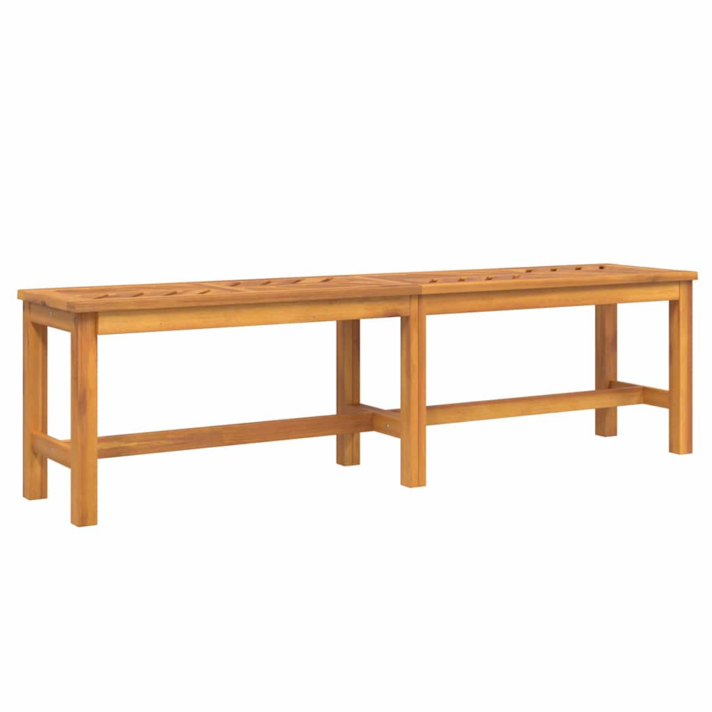 Alfresco Outdoor Acacia Wood 150cm Dining Table with 4 Chairs 1 Bench in Brown