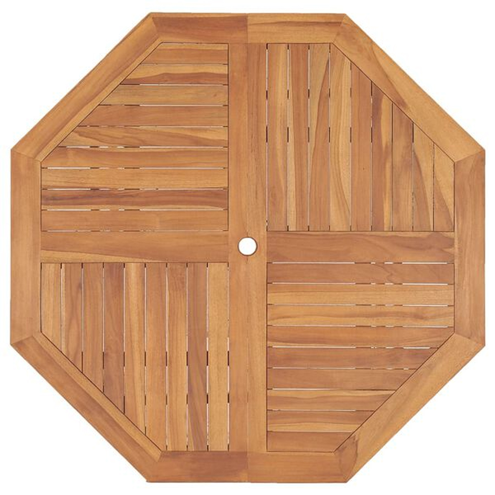 Alfresco Outdoor Octagon Solid Wood Dining Table in Teak