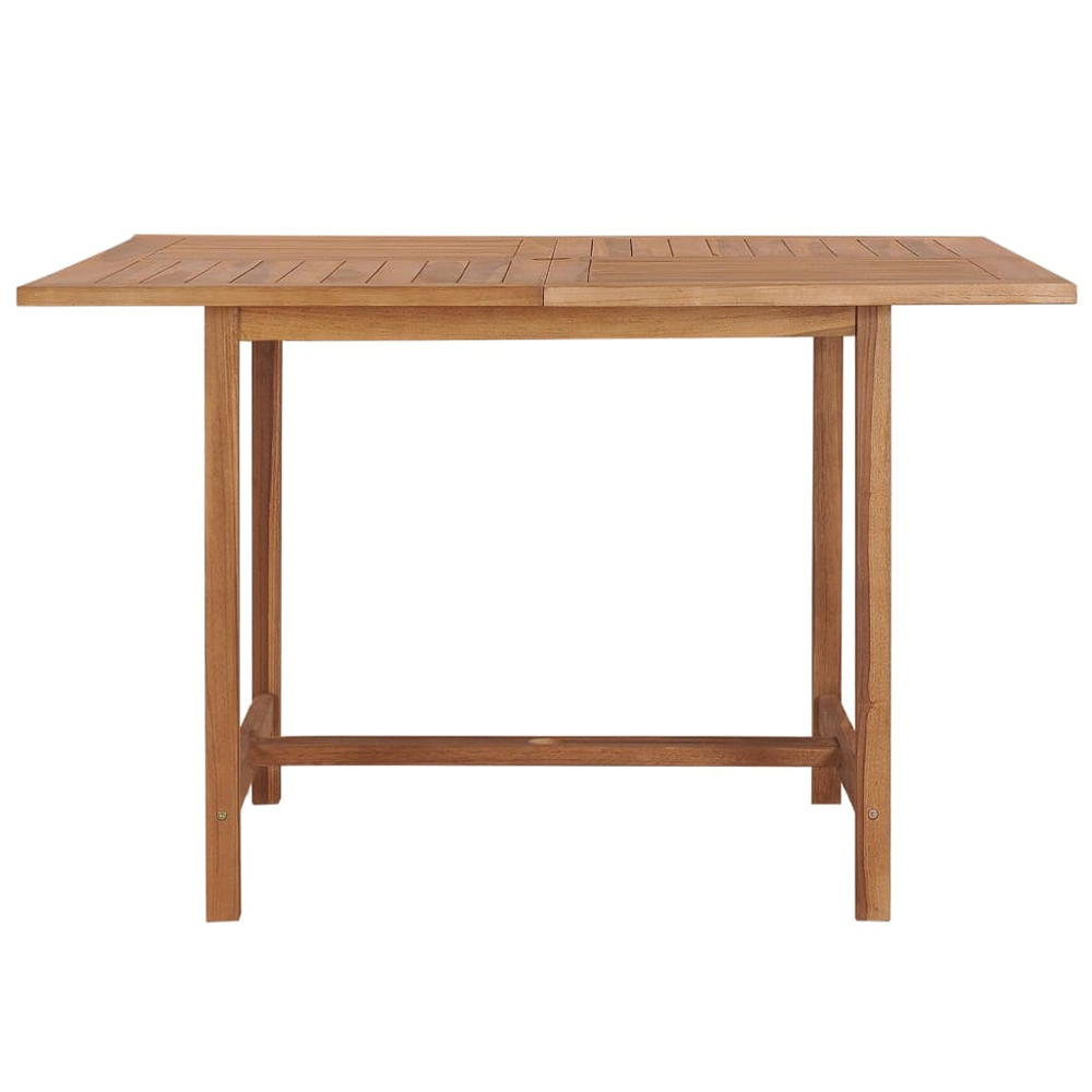 Alfresco Outdoor Square Solid Wood Dining Table in Teak