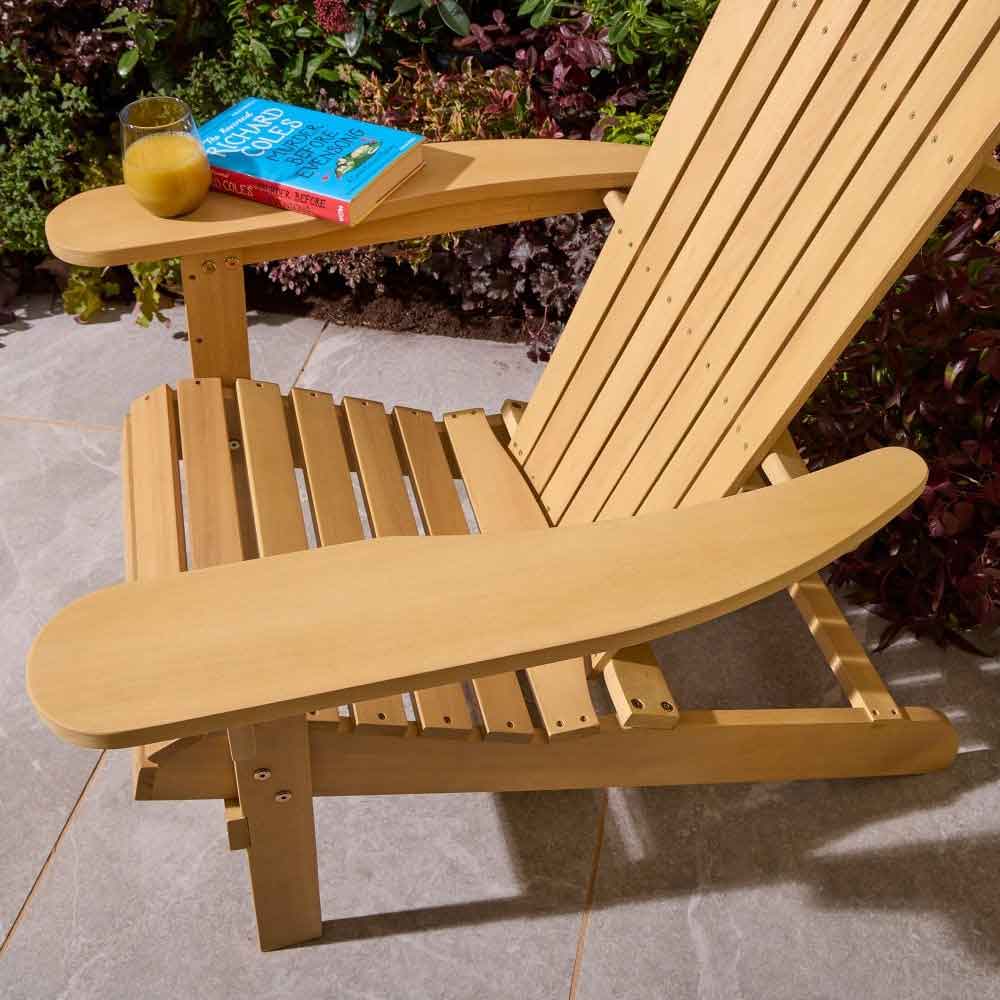 Alfresco Wooden Outdoor Armchair in Natural