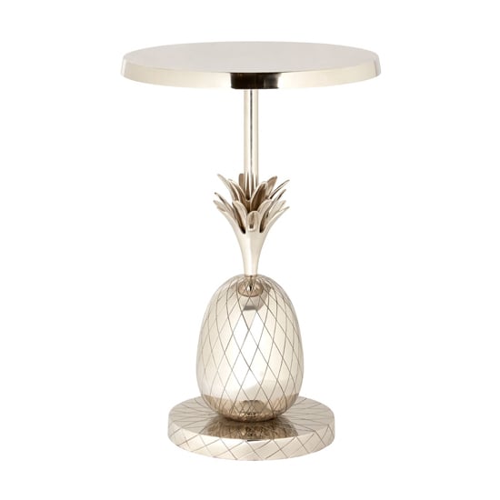 Read more about Algieba pineapple aluminium side table in silver