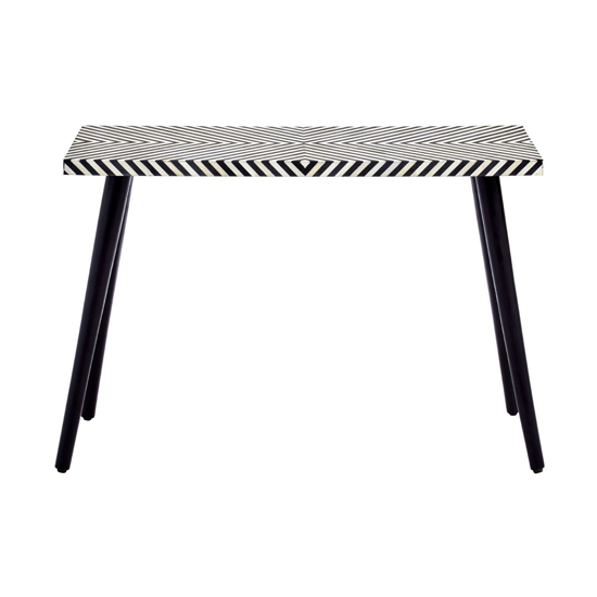 Algieba Sheesham Wooden Console Table With Wooden Legs