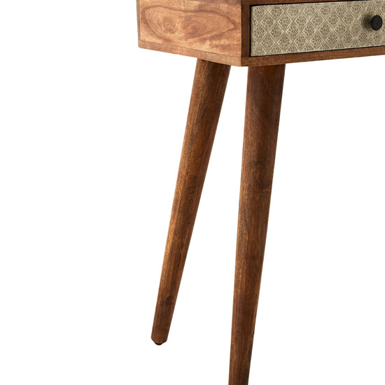 Algieba Wooden 2 Drawer Console table In Natural_4