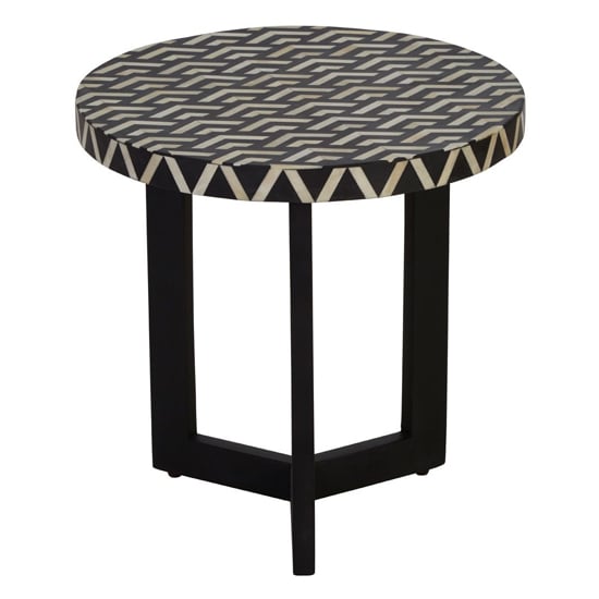Product photograph of Algieba Wooden Side Table In Monochromatic Effect from Furniture in Fashion