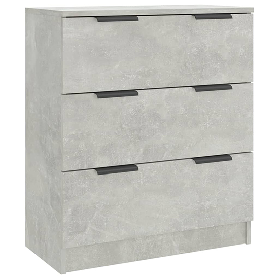 Algot Sideboard With 4 Doors 3 Drawers In Concrete Effect_4