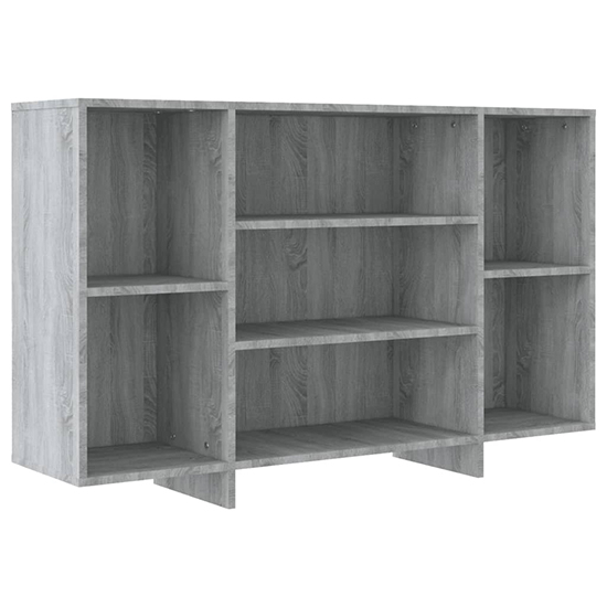 Algot Wooden Shelving Unit With 4 Shelves In Grey Sonoma Oak_2