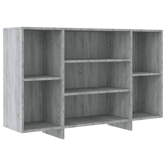 Algot Wooden Shelving Unit With 4 Shelves In Grey Sonoma Oak