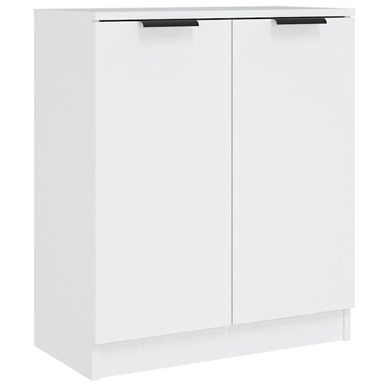 Algot Wooden Sideboard With 4 Doors 3 Drawers In White