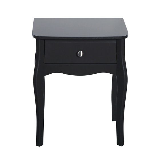 Alice Wooden Bedside Cabinet In Black With 1 Drawer_3