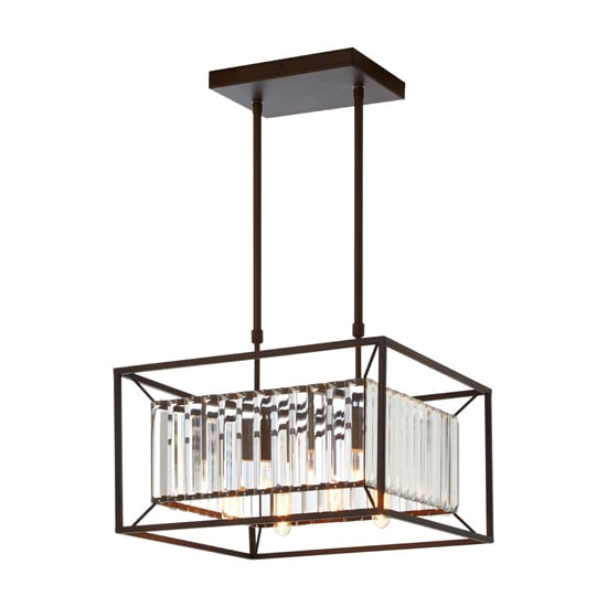 Read more about Alike 4 bulbs ceiling pendant light in matte black