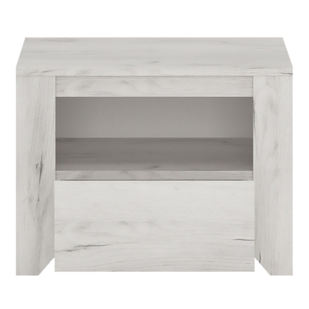 Alink Wooden Furniture Set With 2 Doors Wardrobe In white Oak