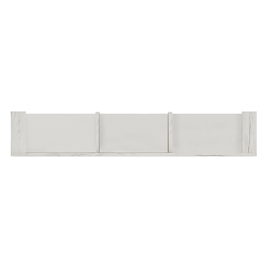 Alink Wooden Large Wall Shelf In White