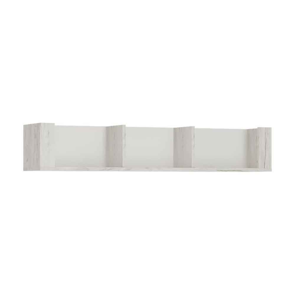 Alink Wooden Wall Shelf in White