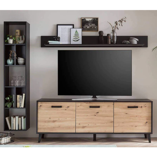 Read more about Aliso wooden living room furniture set 1 in artisan oak