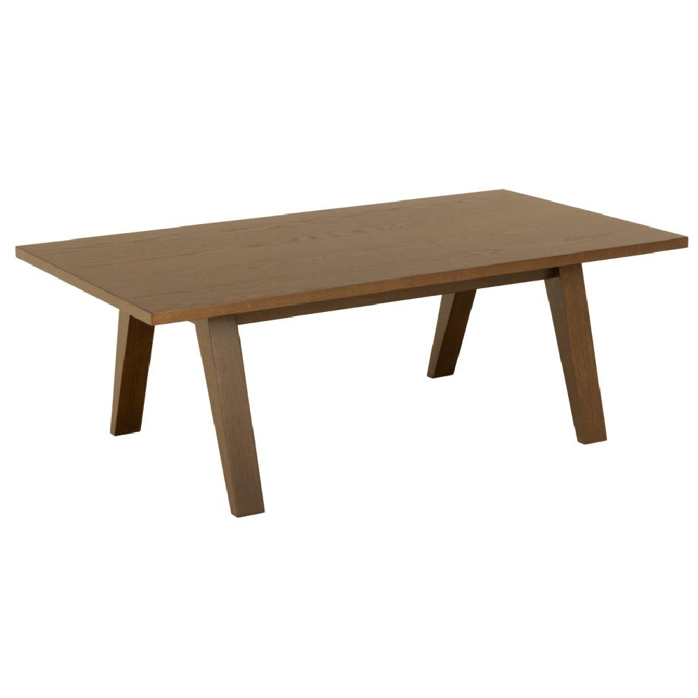 Alisto Wooden Rectangular Coffee Table In Smoked Oak