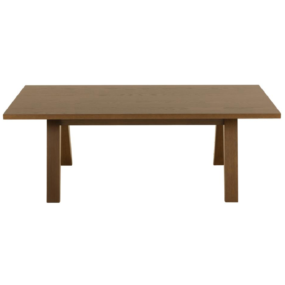 Alisto Wooden Rectangular Coffee Table In Smoked Oak