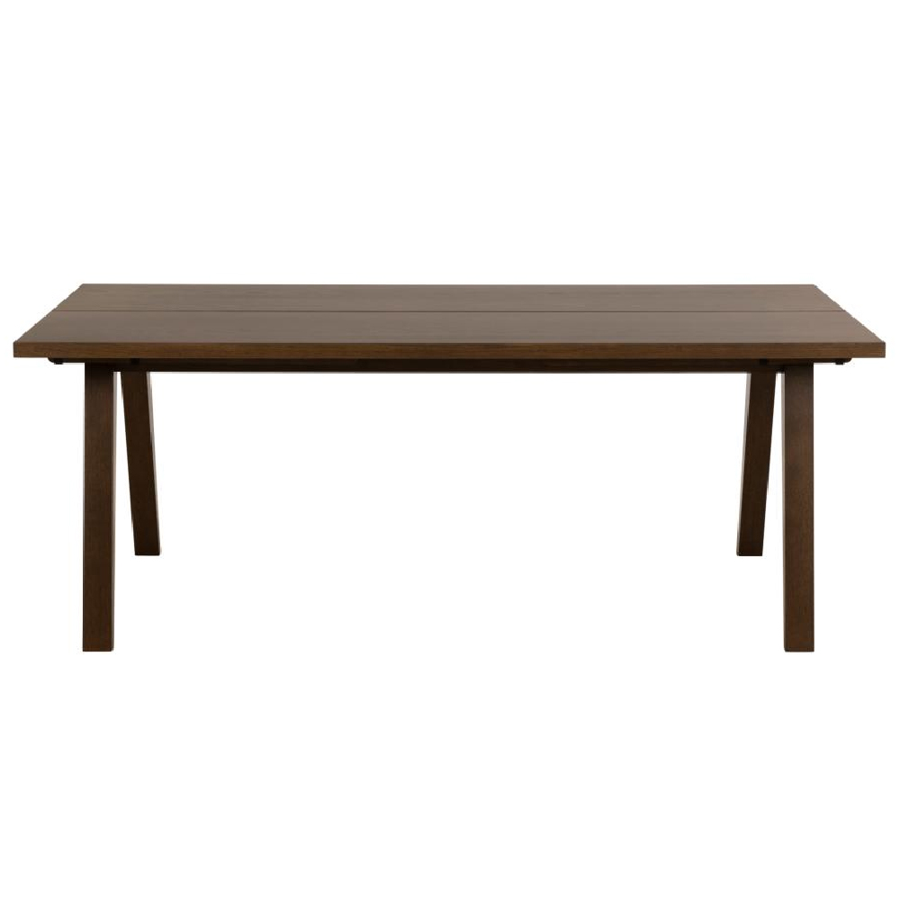 Alisto Wooden Rectangular Dining Table In Smoked Oak
