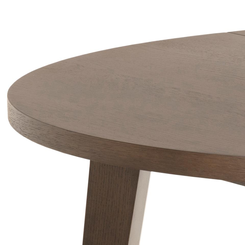 Alisto Wooden Rectangular Dining Table - Smoked Oak