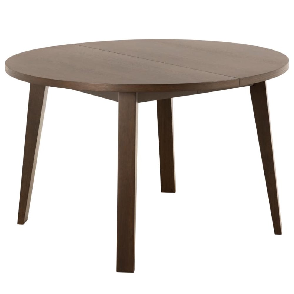 Product photograph of Alisto Wooden Round Dininig Table In Smoked Oak from Furniture in Fashion