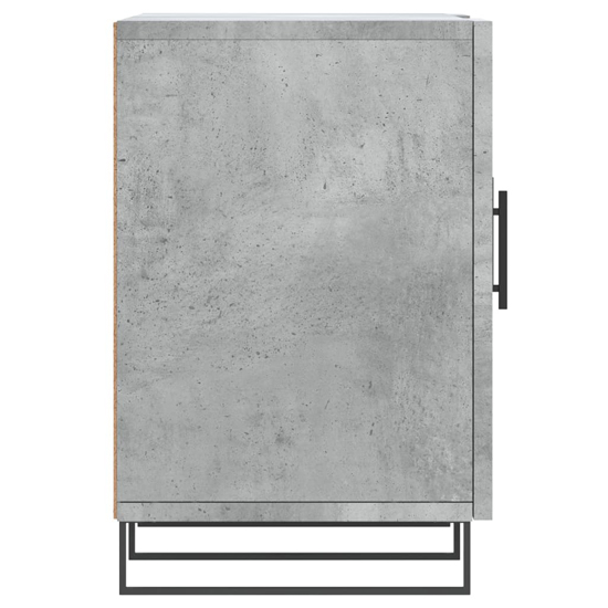 Alivia Wooden TV Stand With 2 Doors In Concrete Effect