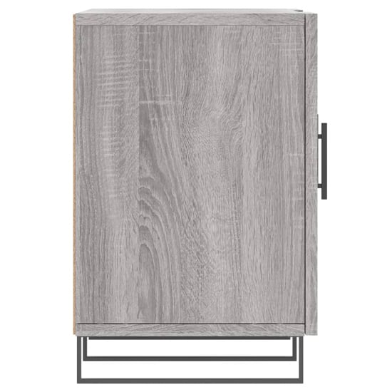 Alivia Wooden TV Stand With 2 Doors In Grey Sonoma Oak
