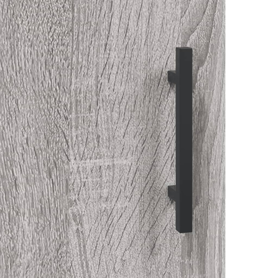 Alivia Wooden TV Stand With 2 Doors In Grey Sonoma Oak