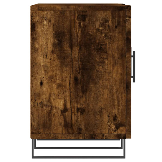 Alivia Wooden TV Stand With 2 Doors In Smoked Oak