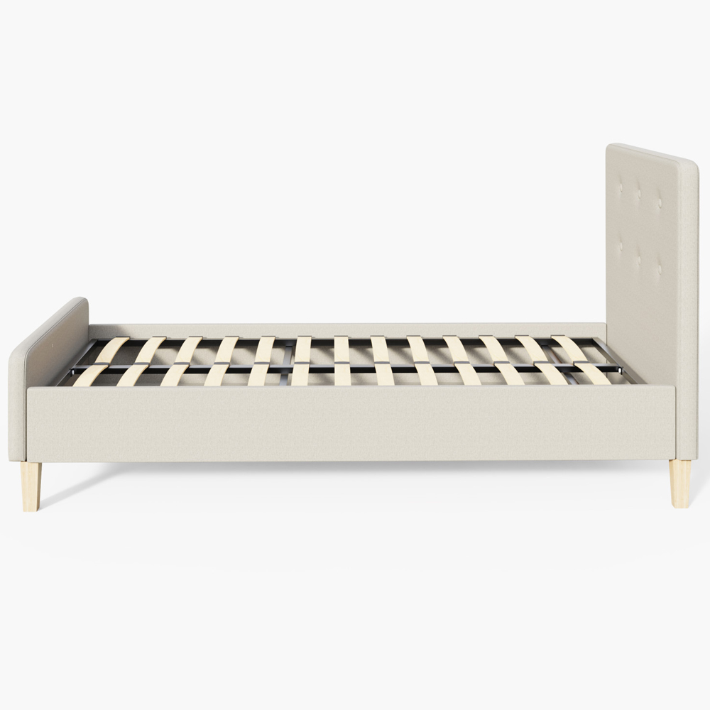 Alkham Fabric Single Bed In Natural