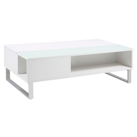 Allegan High Gloss Lift Up Coffee Table In White_4