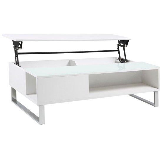 Allegan High Gloss Lift Up Coffee Table In White_5