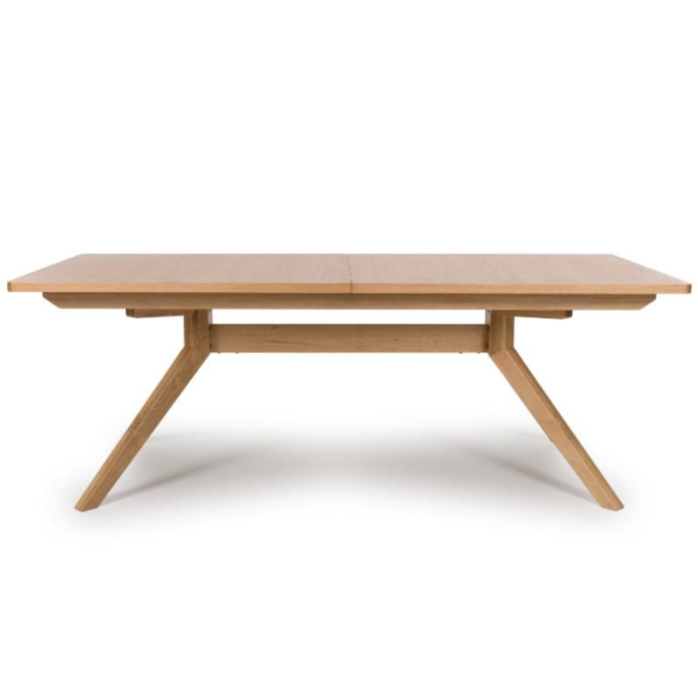 Allen Large Wooden Extending Dining Table In Natural