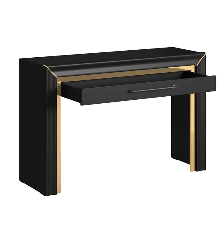 Allen Wooden Dressing Table With 1 Drawer In Black