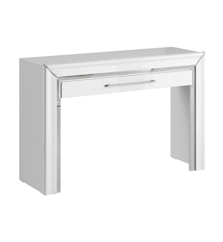 Read more about Allen wooden dressing table with 1 drawer in white