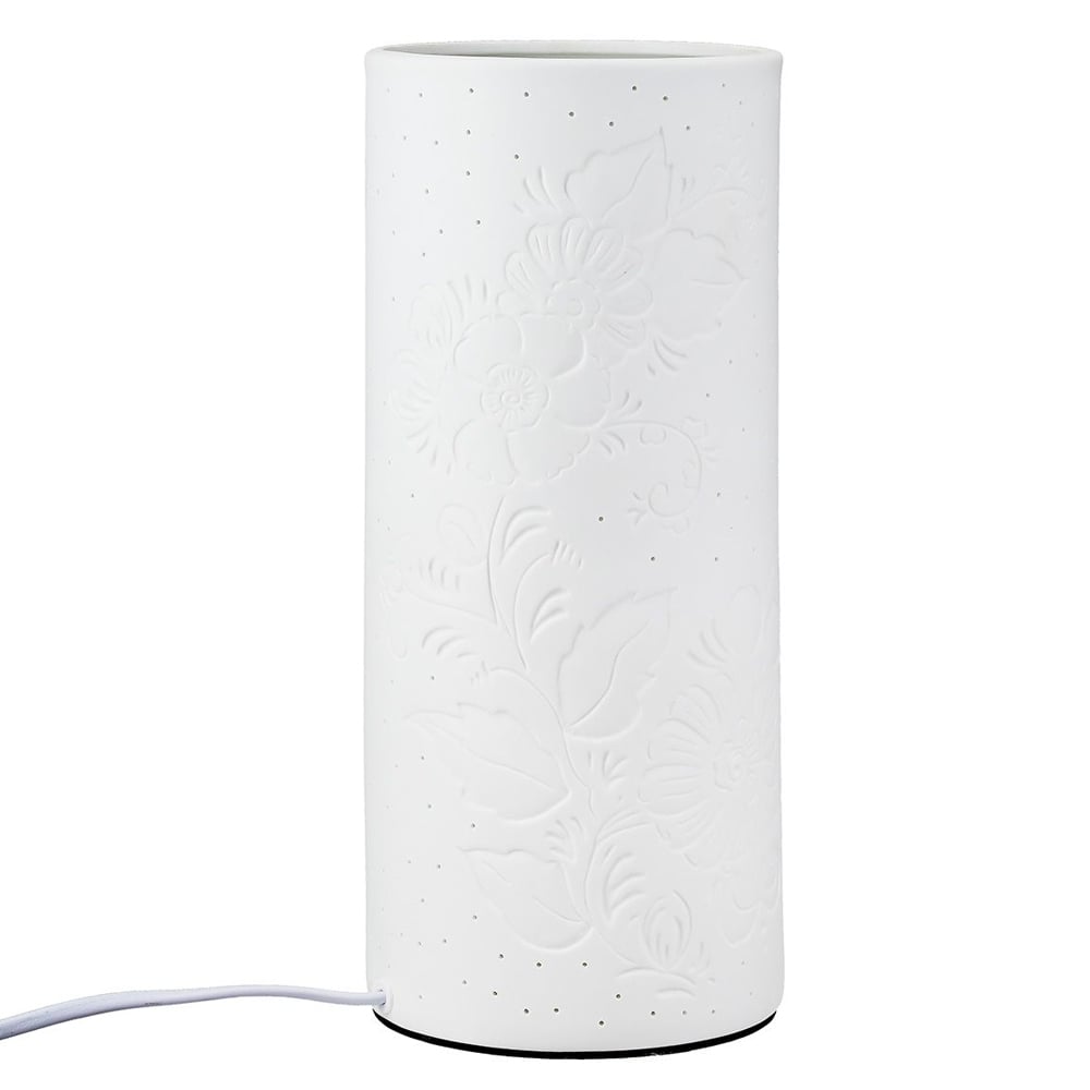 Allegan Large Porcelain Table Lamp In White