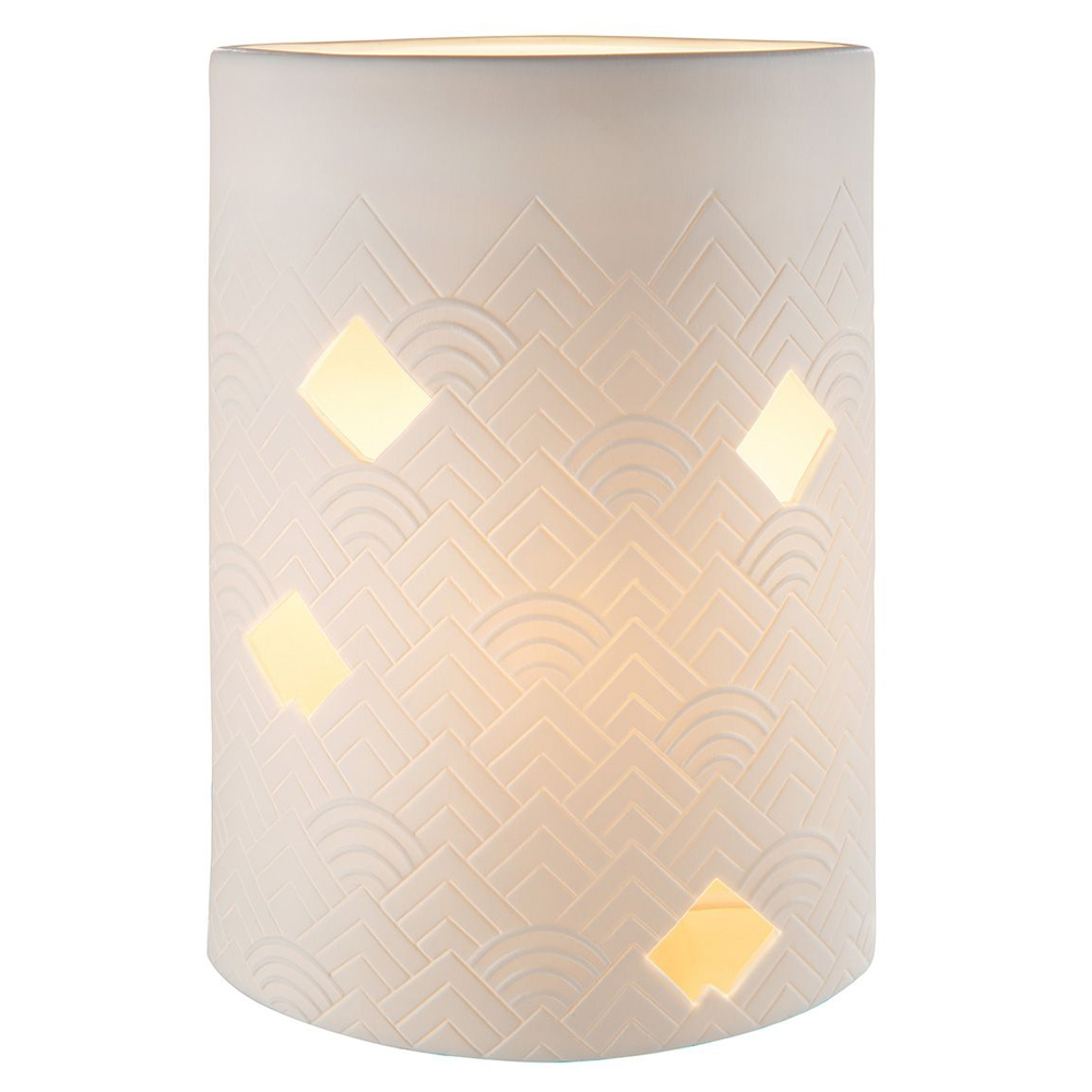 Allston Tall Porcelain Table Lamp In White