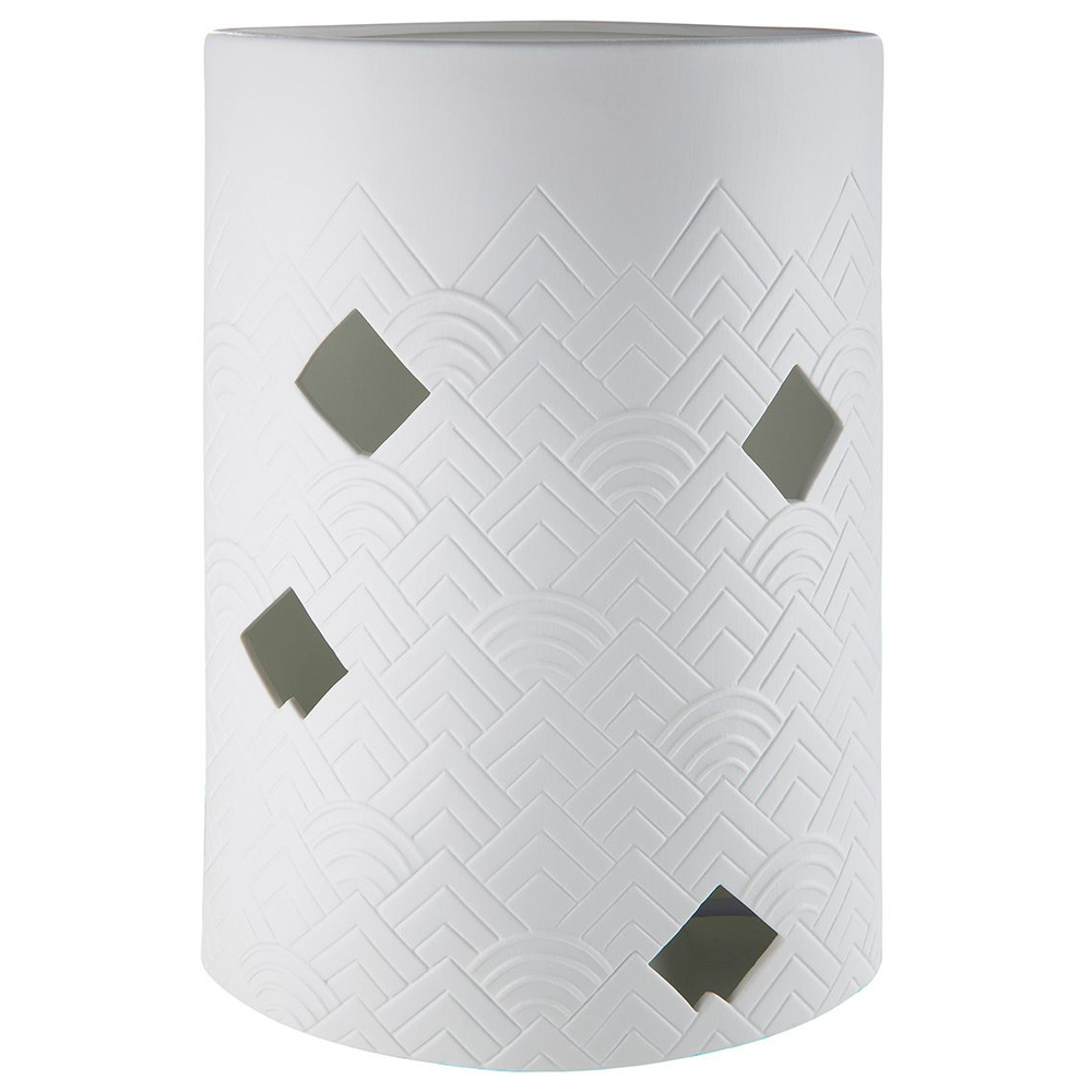 Allston Tall Porcelain Table Lamp In White