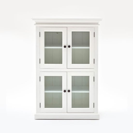 Allthorp Medium Wooden Display Cabinet In Classic White_2