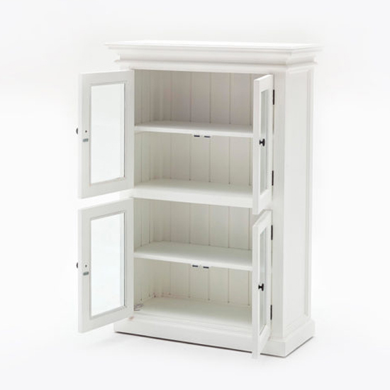 Allthorp Medium Wooden Display Cabinet In Classic White_4