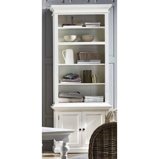 Read more about Allthorp single bay storage hutch unit in classic white