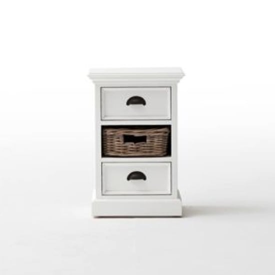 Allthorp Wooden Bedside Unit With Basket In Classic White_2